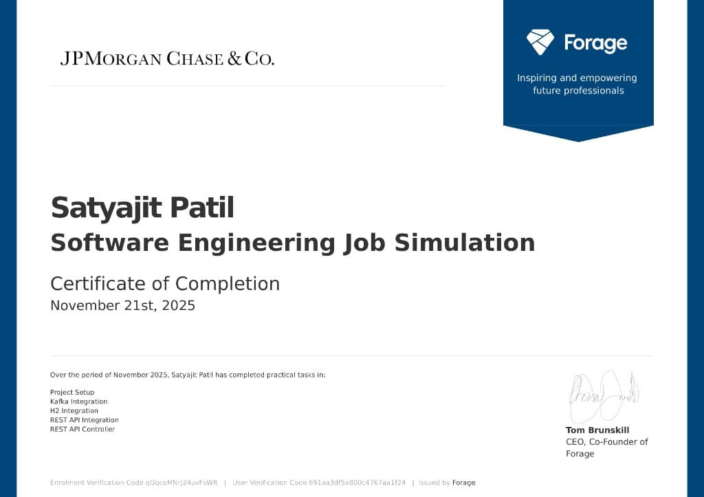 Software Engineering Job Simulation