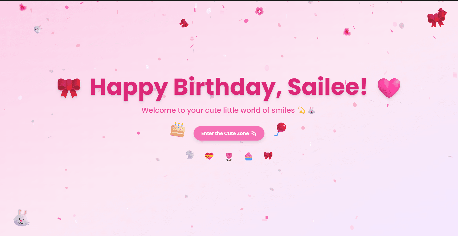 Birthday Website