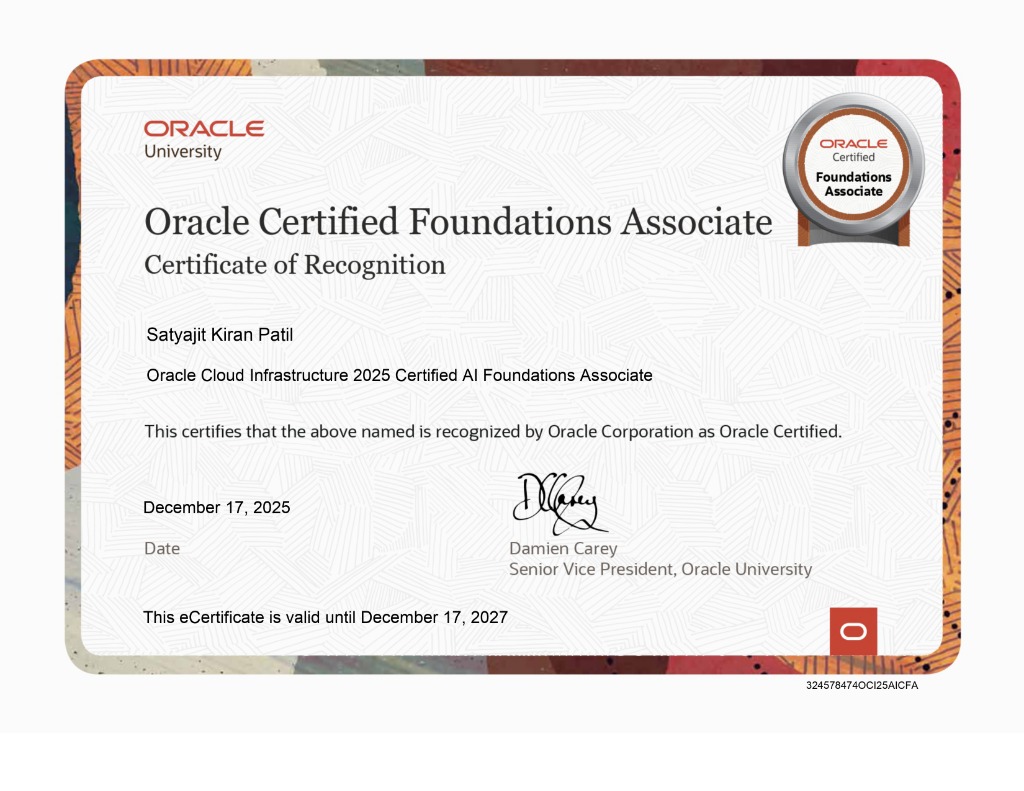 Oracle Certified Professional